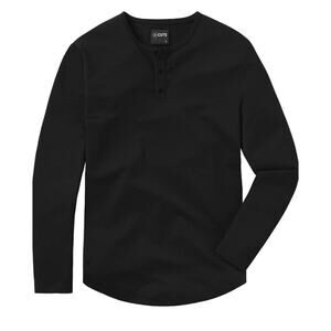 NWOT Cuts Curve Hem Long Sleeve Black Small Pyca Pro Shirt